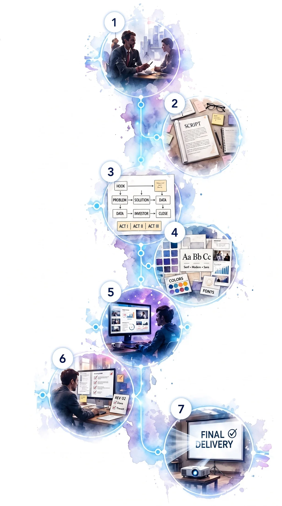 IndieHeart film pitch deck strategy, design, review, and delivery process